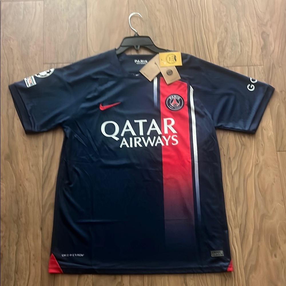 Nike PSG Home Jersey XL Men- Navy and Red